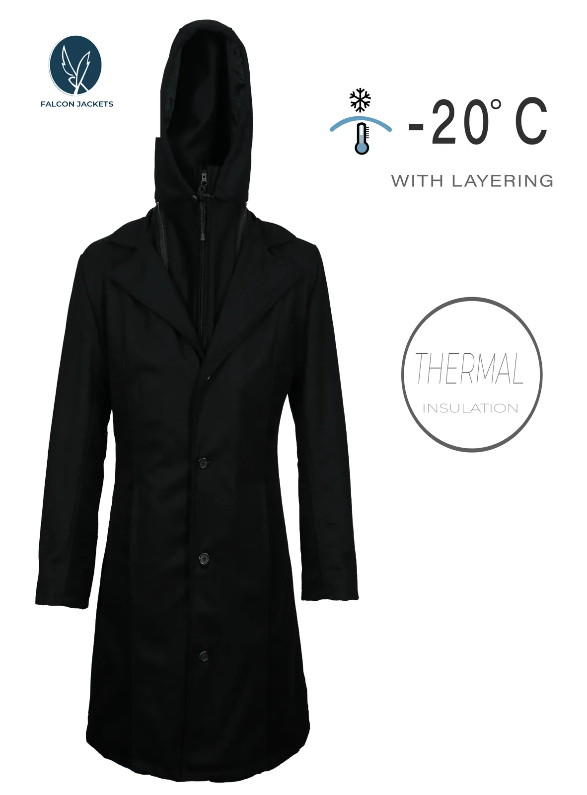 Hooded Winter Jackets alternate style