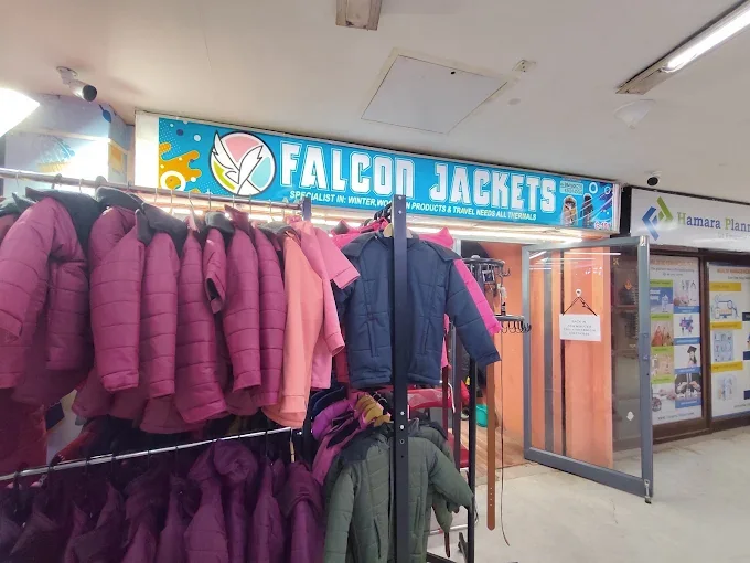 Jacket collection in store